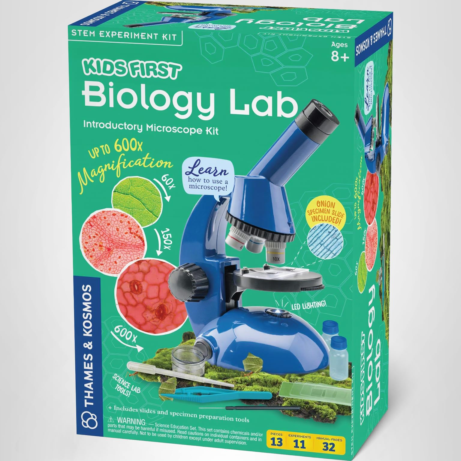 Amazon.com: Thames & Kosmos Kids First Biology Lab Introductory